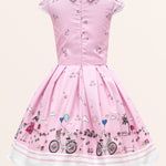 Kids Olivia Polka Dot Dress - Pink