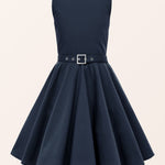 Kids Audrey Clarity Dress - Midnight Blue