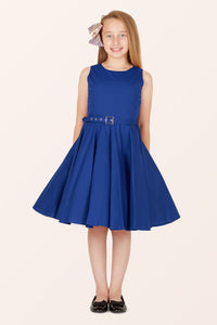 Kids Audrey Clarity Dress - Royal Blue