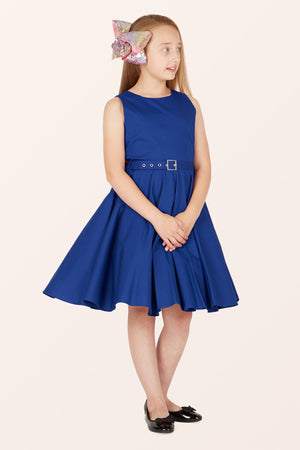 Kids Audrey Clarity Dress - Royal Blue