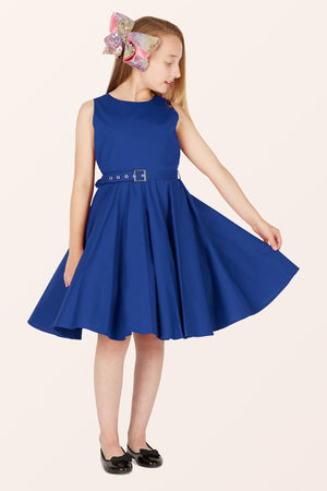Kids Audrey Clarity Dress - Royal Blue