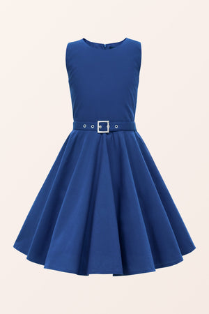 Kids Audrey Clarity Dress - Royal Blue