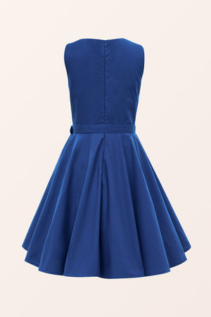 Kids Audrey Clarity Dress - Royal Blue