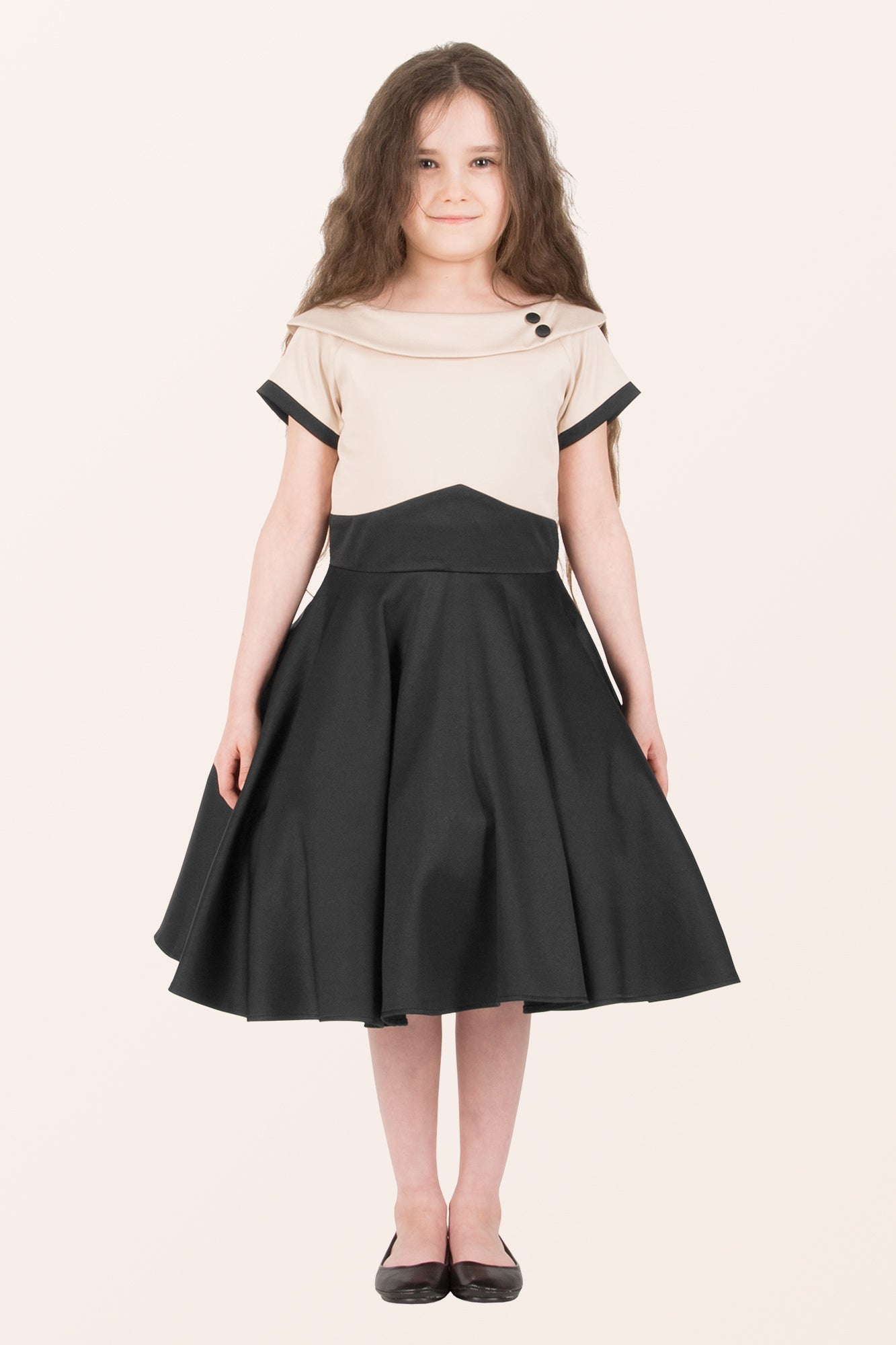 Kids Valerie Clarity Dress - Champagne