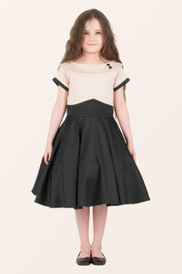 Kids Valerie Clarity Dress - Champagne