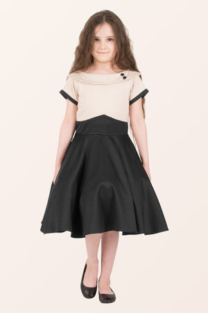 Kids Valerie Clarity Dress - Champagne