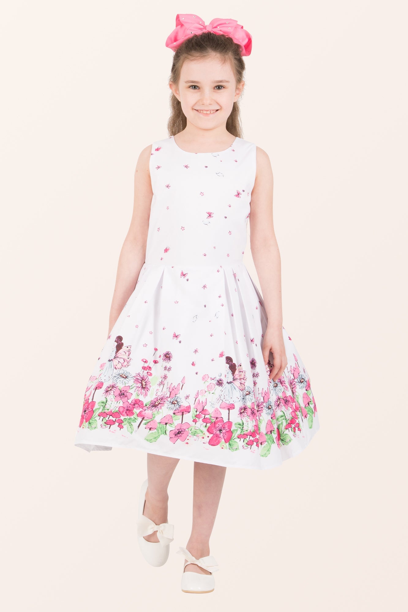 Kids Kira Fairy Dress - White