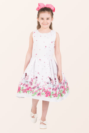 Kids Kira Fairy Dress - White