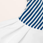 Kids Polly Striped Dress - Blue