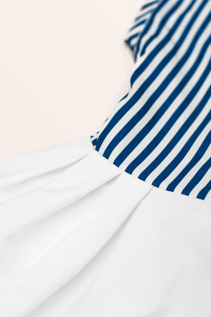 Kids Polly Striped Dress - Blue